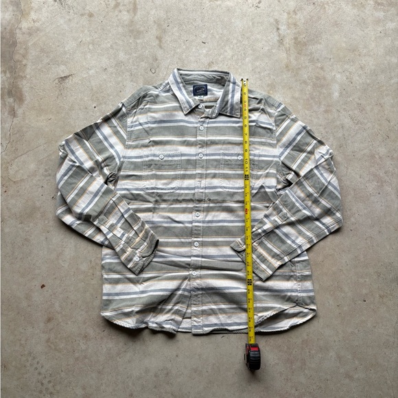 J.Crew striped green button up shirt - Picture 4 of 5